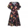 Floral Printed V-Neck dress Image 4