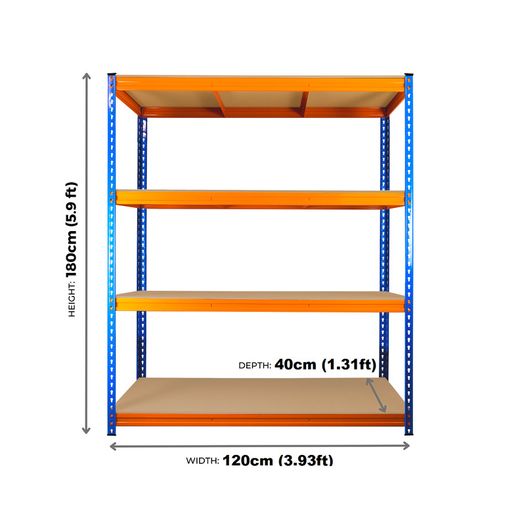 Longspan Shelving / Racking 400kgs Capacity