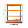New 4 Tier Heavy Duty Industrial Shelving Racking Bays Image 4