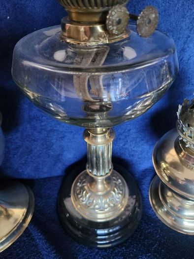 vintage oil lamps