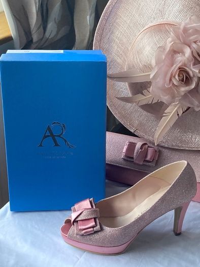 Wedding Hat, shoes and bag