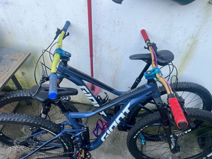 Two giant stance bikes