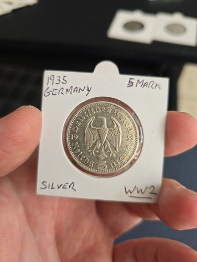 Silver 5 Marks 1935