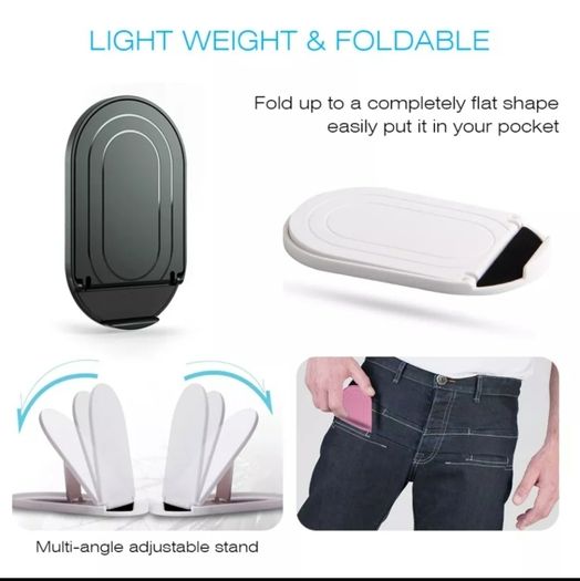 Mobile Phone Holder. Foldable 4 Degrees Adjustable Universal