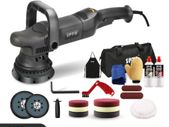 SPTA 5inch 750W Dual Action Polisher Orbit 15mm Auto Polisher DA Car Polisher Home DIY Polisher with Waxing Polishing Pads Set