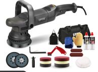main image for ad SPTA 5inch 750W Dual Action Polisher Orbit 15mm Auto Polisher DA Car Polisher Home DIY Polisher with Waxing Polishing Pads Set