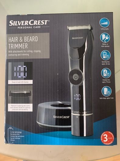 SilverCrest Hair & Beard Trimmer Brand New, Unopened Box!