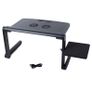 New Universal Fan Laptop Portable Office Desk Table Adjustable Folding #1236 Image 5
