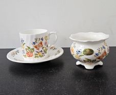 Aynsley Cottage Garden Coffee cup saucer sugar bowl set