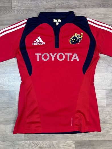Vintage 2007 Adidas Munster Player Issue Rugby Jersey Shirt Mens Large Tight Fit