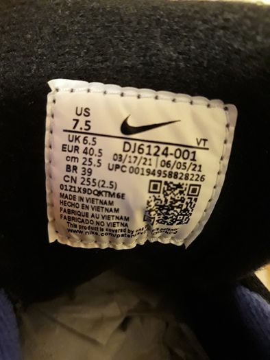 Nike Air Max BW OG Persian Violet (2021) UK-6.5/EUR-40.5 DJ6124-001 Black/Persian Violet-White-2021