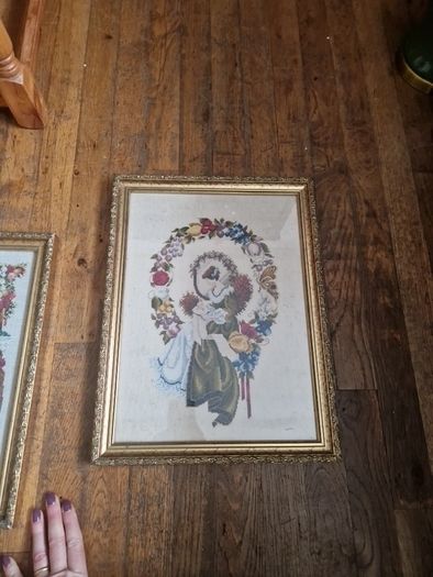 framed cross stitch
