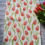Table Runner "Tulips" - Spring, Easter table runner. Image 2