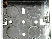 1 Gang Flush Metal Box 33 mm Deep - Quantity 5 Units