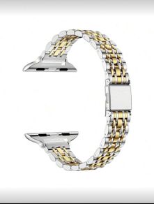Classy Stainless steel watch band compatible with Apple Watch