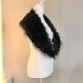 Black Faux Fur Collar Image 3
