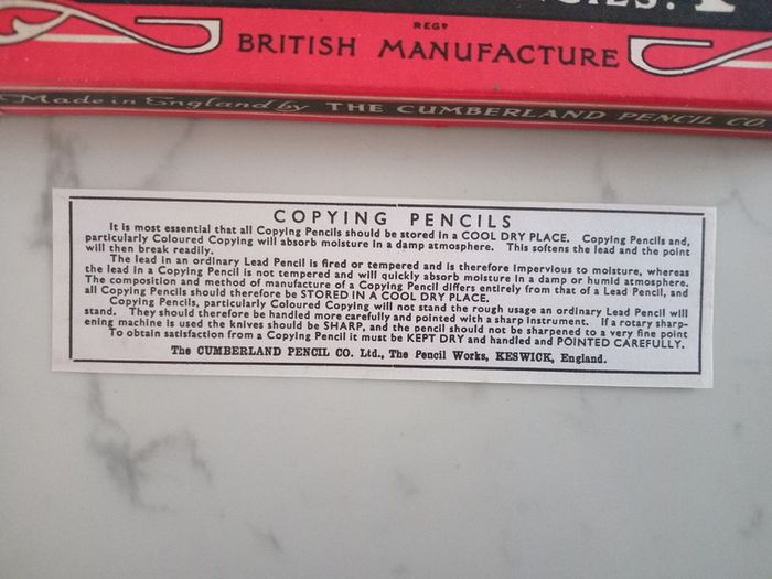 Vintage puma copying pencils