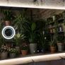 LED Bathroom Mirror 130x80cm Speakers Weather Station Adjustable Light Temperature 3000-7000K Bright Touch Switch Image 3