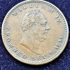 William IV Crowned 8 sept 1831 By Trampling On Liberty I Lost The Reins Medal Token
