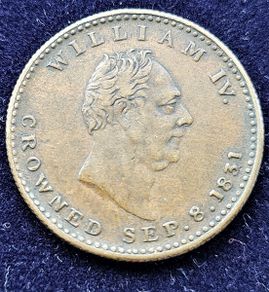William IV Crowned 8 sept 1831 By Trampling On Liberty I Lost The Reins Medal Token