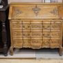 French Carved Oak Bureau Image 2