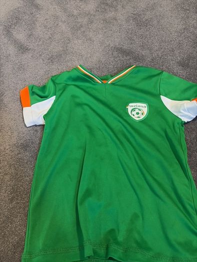 Dunnes boys Ireland jersey and shorts