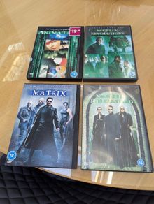The Matrix bundle x 4 DVDs