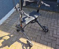 Tall standing mobility walker