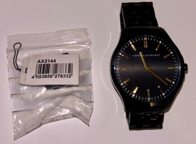 Armani Exchange AX2144 Black & Gold Mens Watch