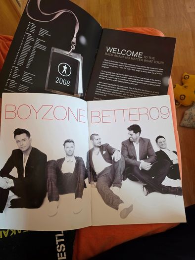 Boyzone tour programmes 2008+2009
