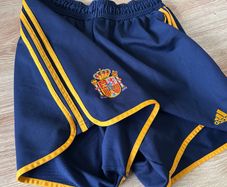 Spain Euro 2000 home football shorts Raul Guardiola Hierro Nadal Morientes