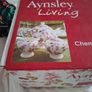 New Boxed Aynsley Living Cherry Bloosom Tea, Sugar and Cream Set Image 2