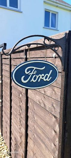 Ford hanging cast iron sign