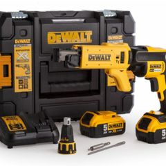 DeWalt DCF620P2K 18V Brushless Collated Drywall Screwdriver (2 x 5.0Ah Batteries)