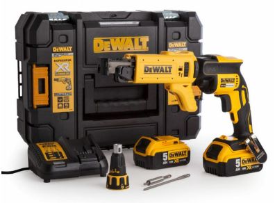 DeWalt DCF620P2K 18V Brushless Collated Drywall Screwdriver (2 x 5.0Ah Batteries)