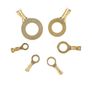 25742 150PCS Ring Lugs Eyes Copper Crimp Terminals Cable Wire Connector Kit Image 4