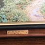 2 Large Wooden Framed Varnished Countryside prints Image 4