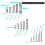240pcs 15 Sizes Compression Springs Assortment Kit, Mini Stainless Steel Springs for Repairs, 0.39" to 1.18" Length, 0.16" - 0.2 Image 2