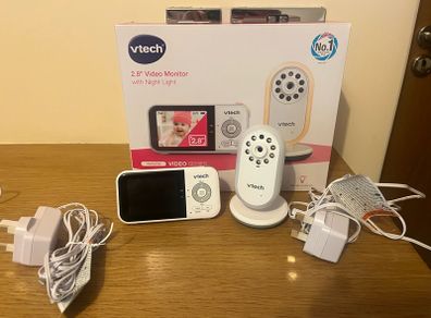 VTech 2.8" Video Monitor with Night Light x 2