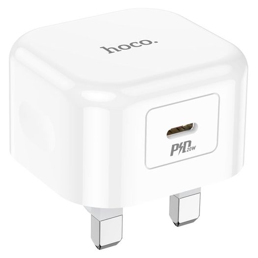 Hoco C91B Type-C 20W PD Power Adapter White