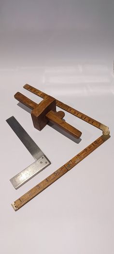Vintage set of marking / measuring tools