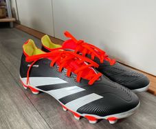 Adidas Predator Black/White / Orange Football Boots