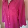 M&S Magenta blouse size UK18/20 EU46/48 Postage included Image 4