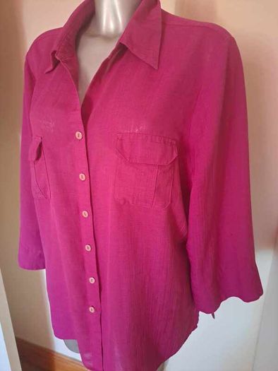 M&S Magenta blouse size UK18/20 EU46/48 Postage included
