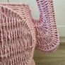 Big flamingo pink basket Image 7