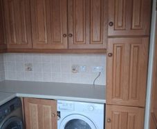 Solid Oak kitchen and Utility