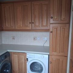 Solid Oak kitchen and Utility