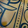 Signed MCM John Ffrench Arklow Pottery abstract plate 1962 Image 2