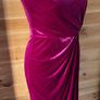 dress midi deep purple pink velvet monsoon size 10 BNWT Image 4