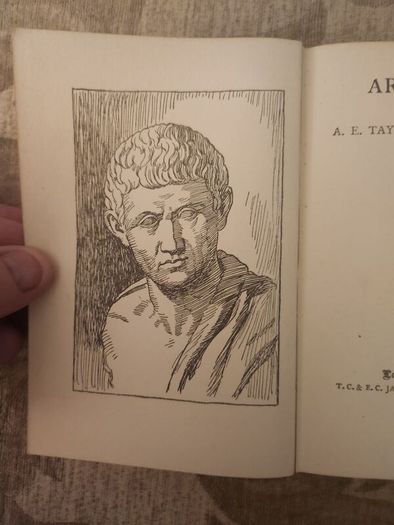 Aristotale. By A.e.taylor. Revised Edition 1919 Hardback In Good Condition. See Photos For Same.